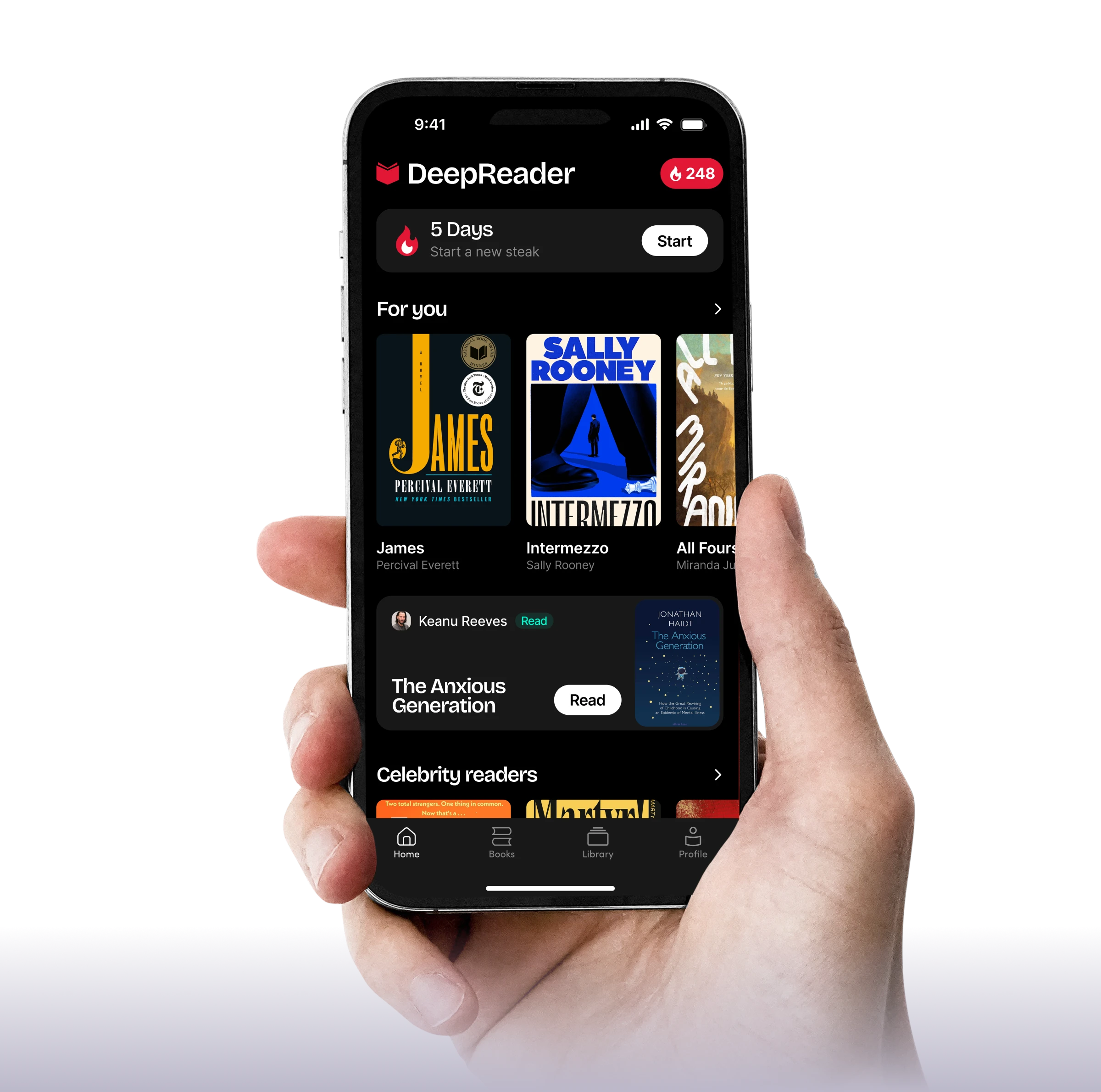 дизайн мобільного додатку deep reader - розробка мобільного додатку для читання