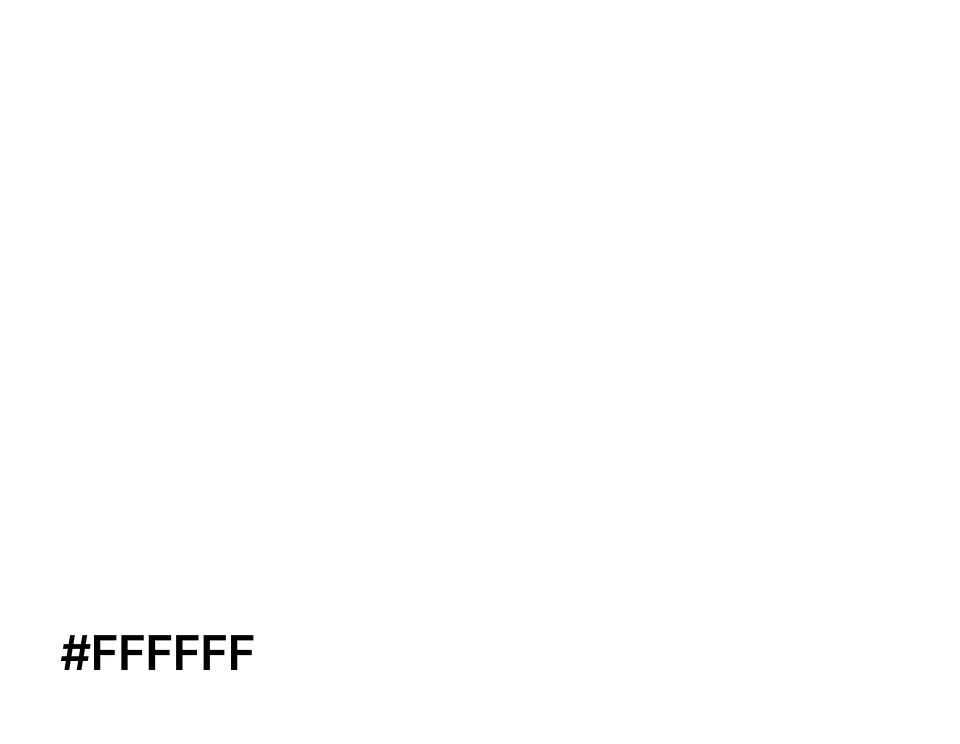 білий колір #FFFFFF