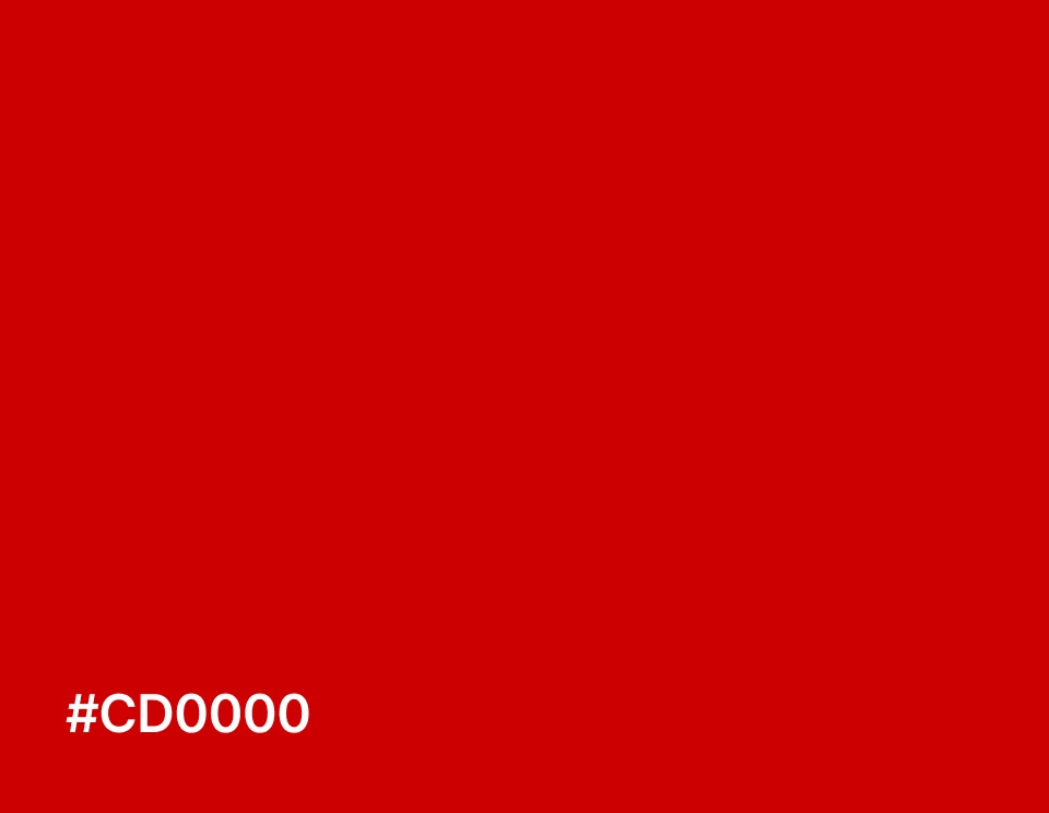 червоний колір #CD0000