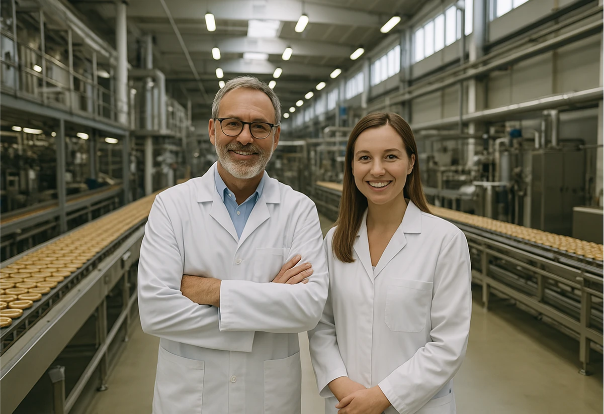 Milkey brand story – photo from the factory today
